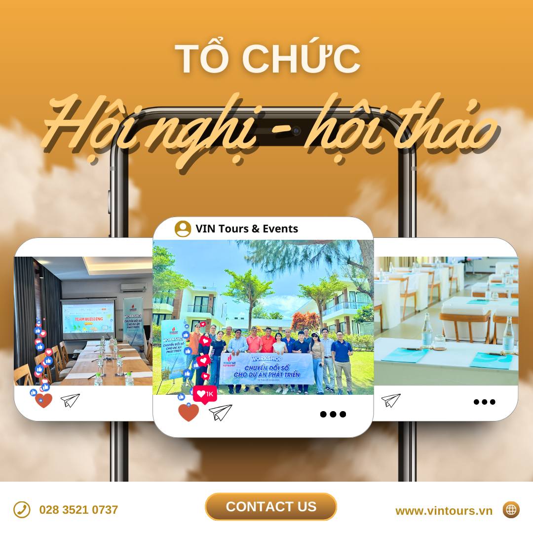 Đội ngũ vận hành chuyên nghiệp giúp bạn TRẢI NGHIỆM DU LỊCH MICE ĐẲNG CẤP CÙNG VIN TOURS & EVENTS